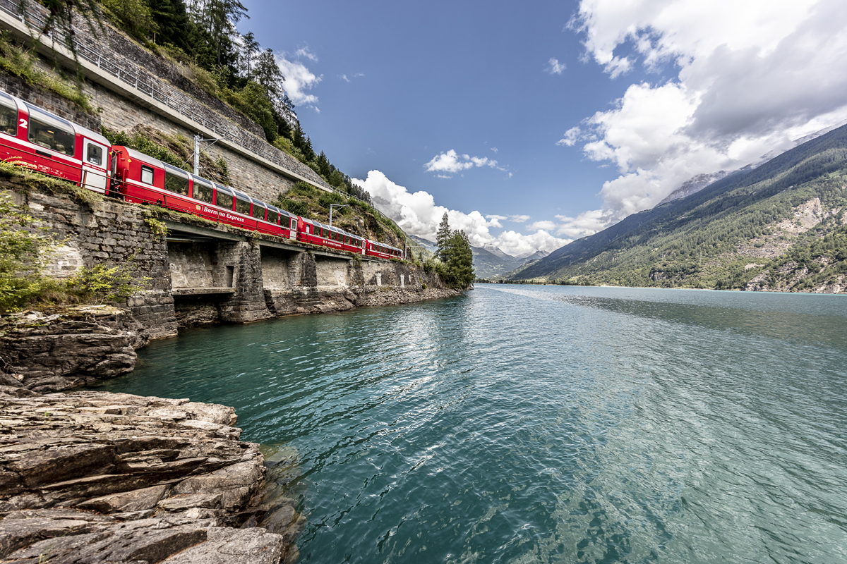 Bernina Express  Švýcarsko vlakem 11